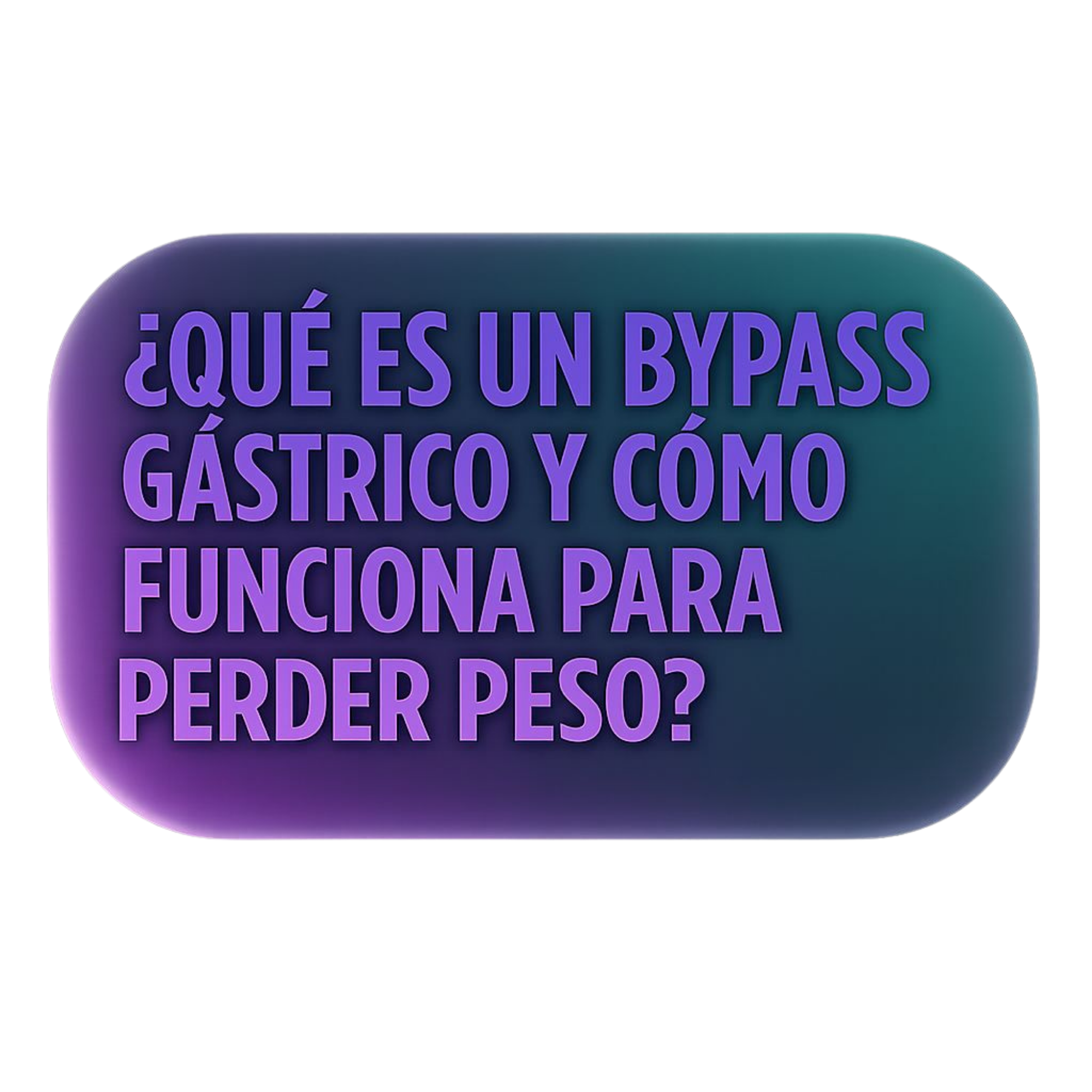 Qué es un bypass gástrico