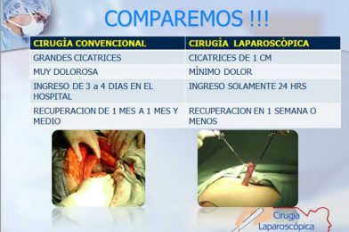 ¿Cuáles son las ventajas de la cirugía laparoscópica respecto a la cirugía convencional?
